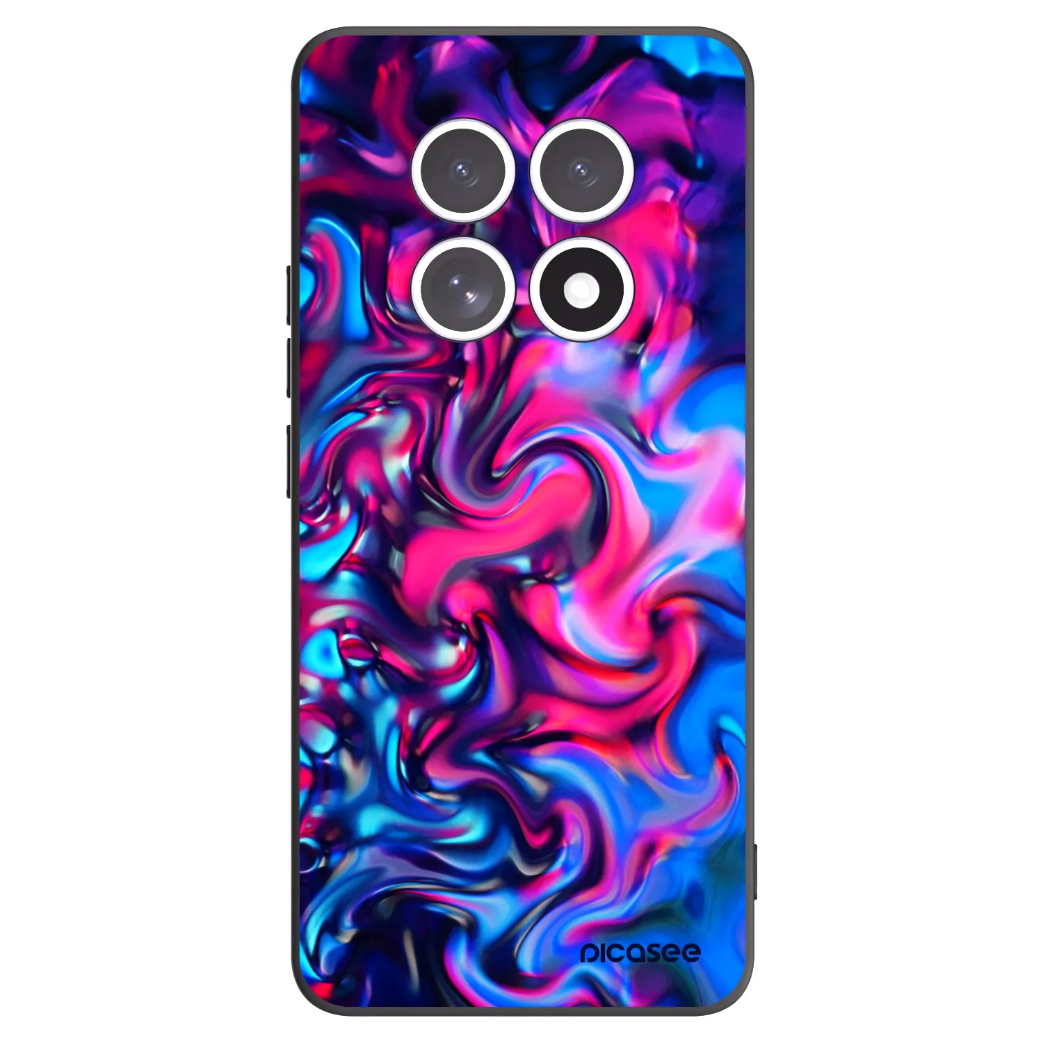 Picasee Μαύρη θήκη σιλικόνης για Xiaomi Redmi Note 15 - Redlight