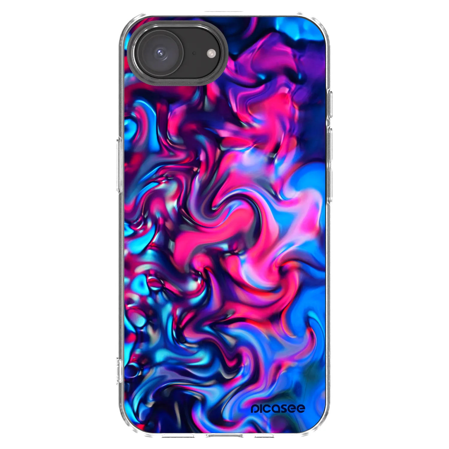 Picasee διαφανής θήκη σιλικόνης Apple iPhone 17e - Redlight