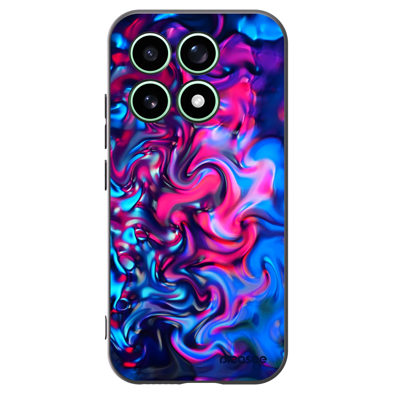 Picasee Μαύρη θήκη σιλικόνης για Xiaomi 17 - Redlight