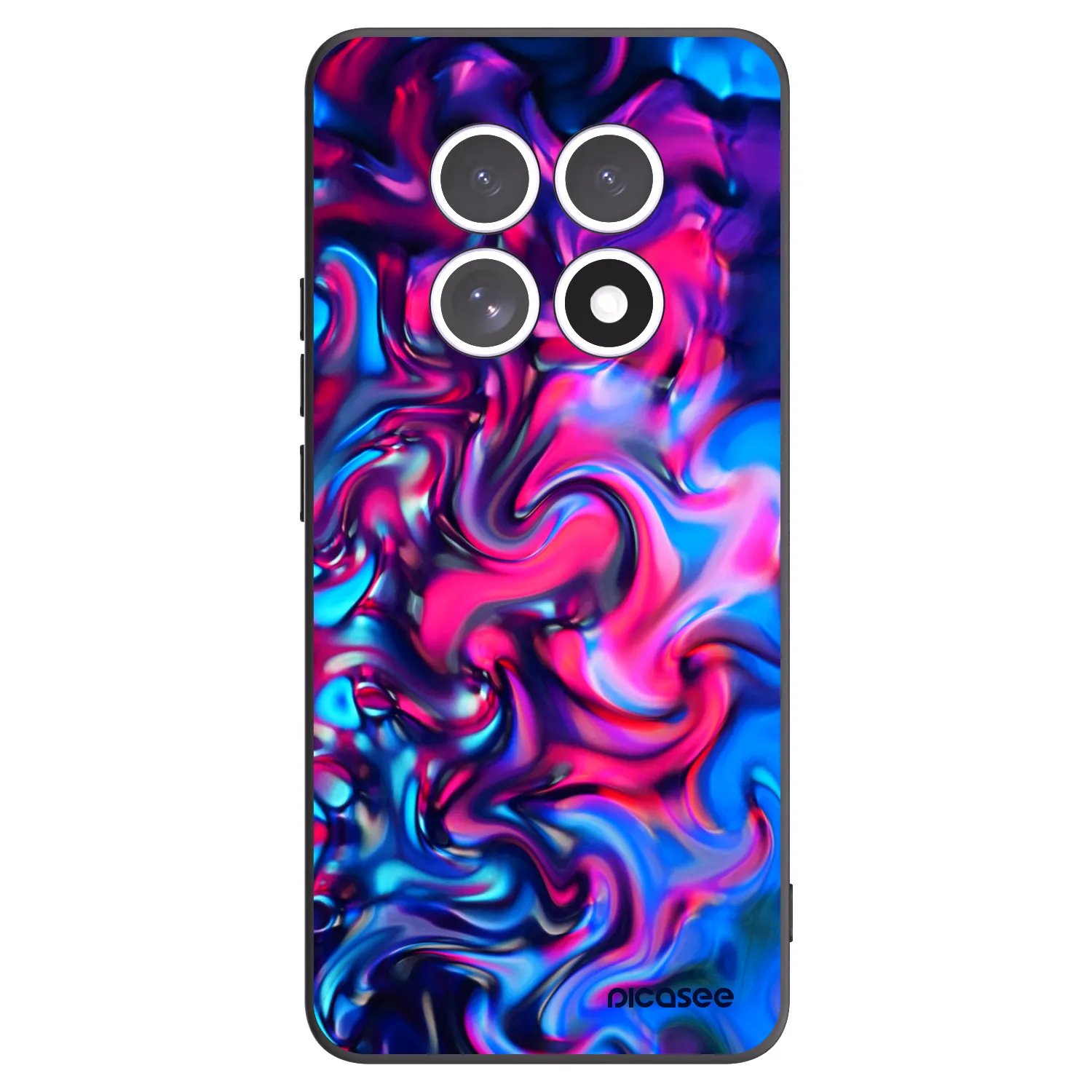 Picasee Μαύρη θήκη σιλικόνης για Xiaomi Redmi Note 15 5G - Redlight