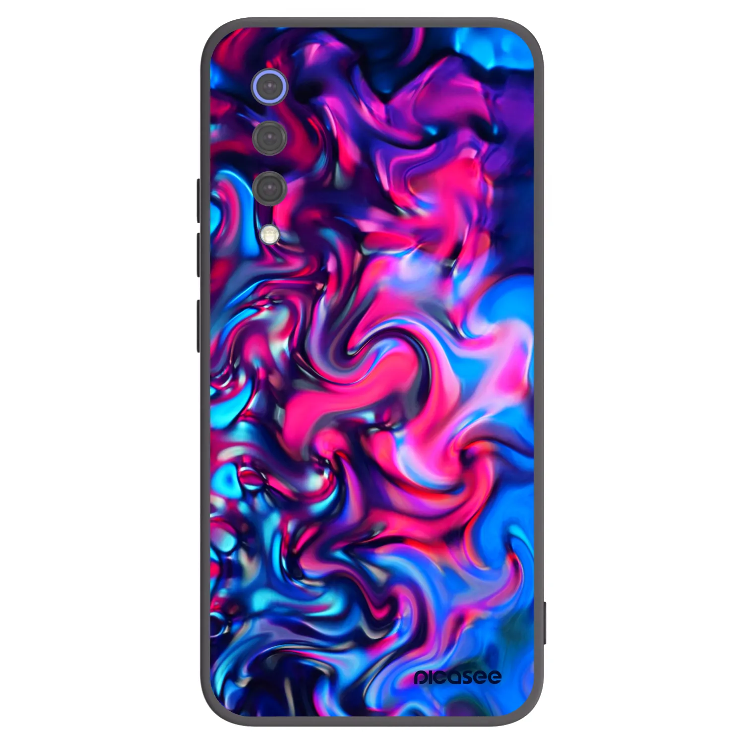 Picasee Μαύρη θήκη σιλικόνης για Xiaomi Mi 9 SE - Redlight