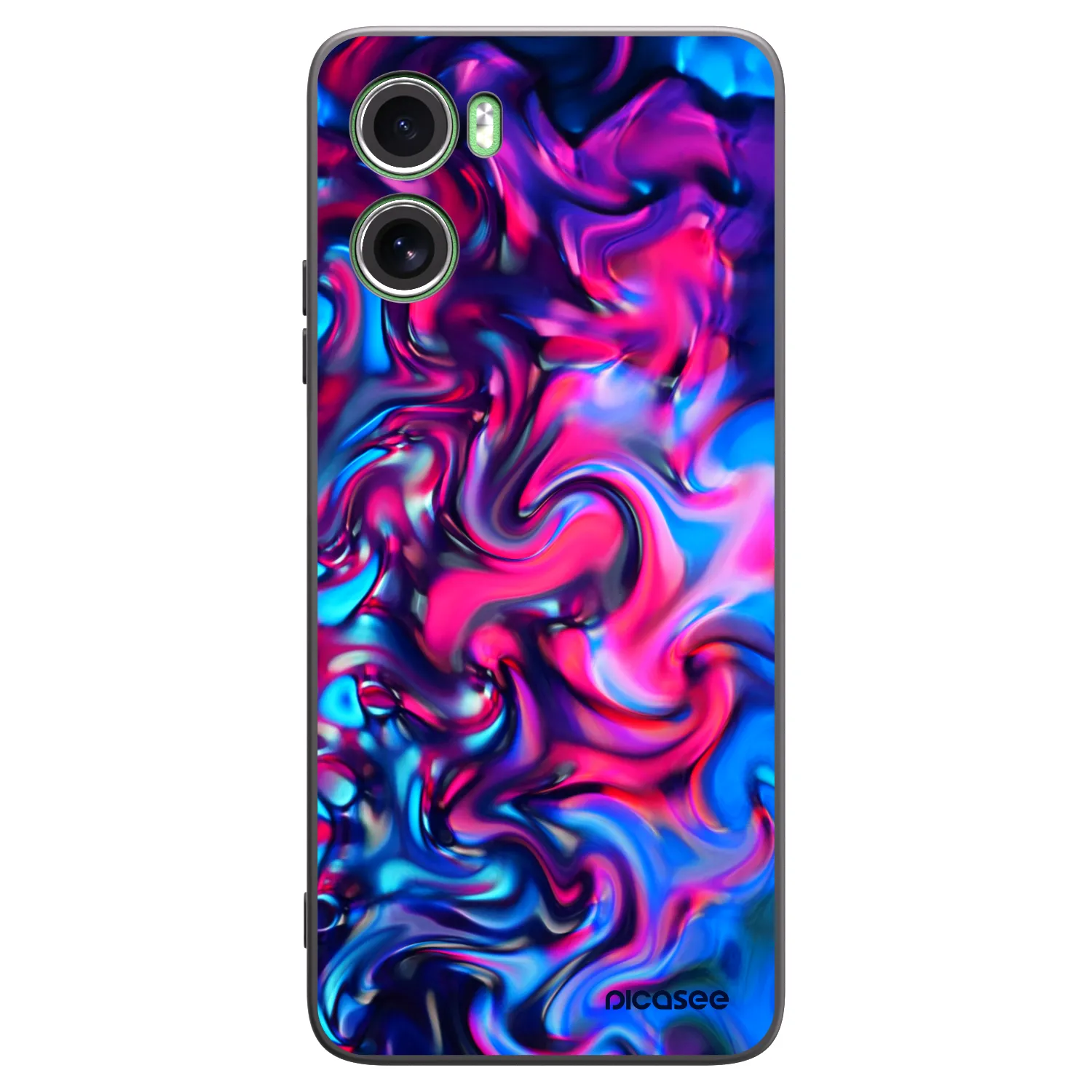 Picasee Μαύρη θήκη σιλικόνης για Motorola Moto G06 - Redlight