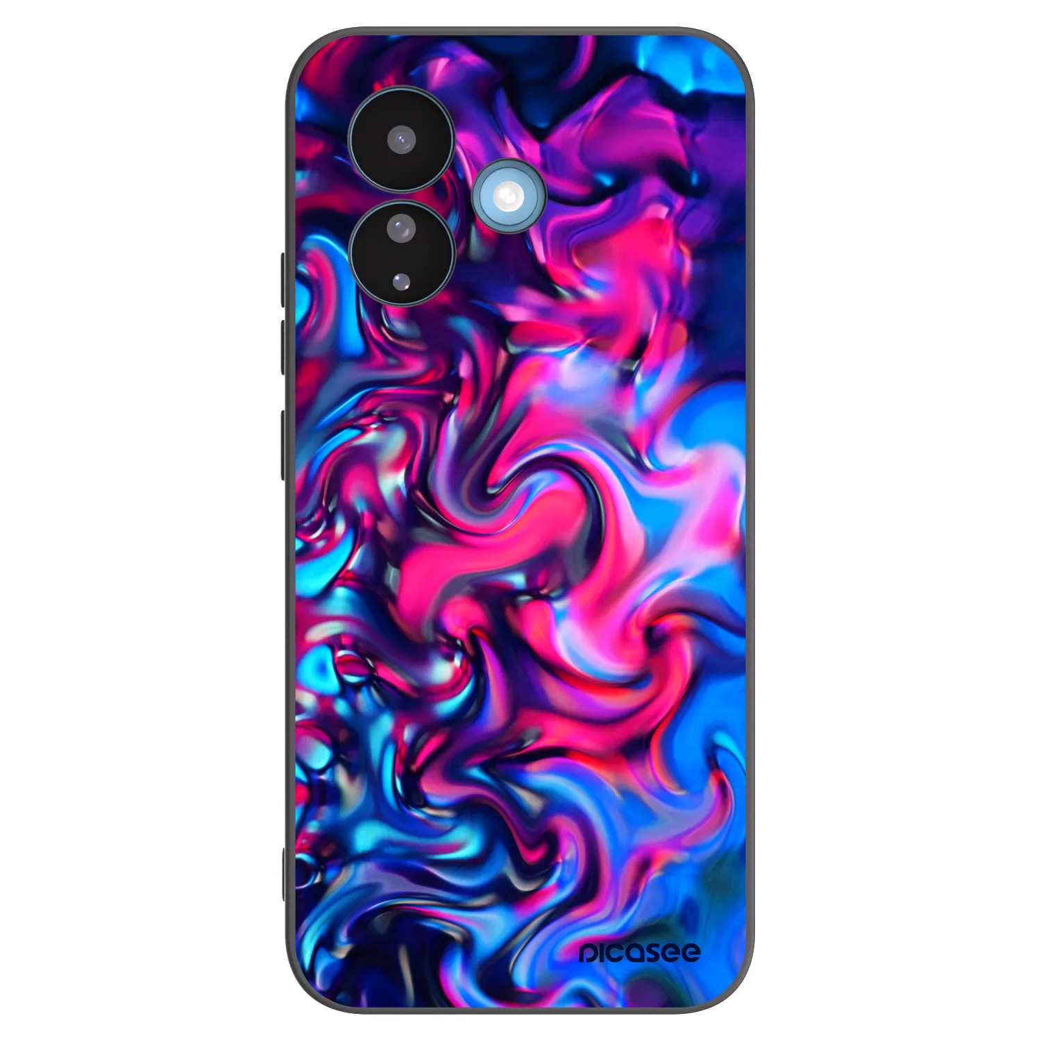 Picasee Μαύρη θήκη σιλικόνης για Xiaomi Redmi Note 17 Pro 5G - Redlight