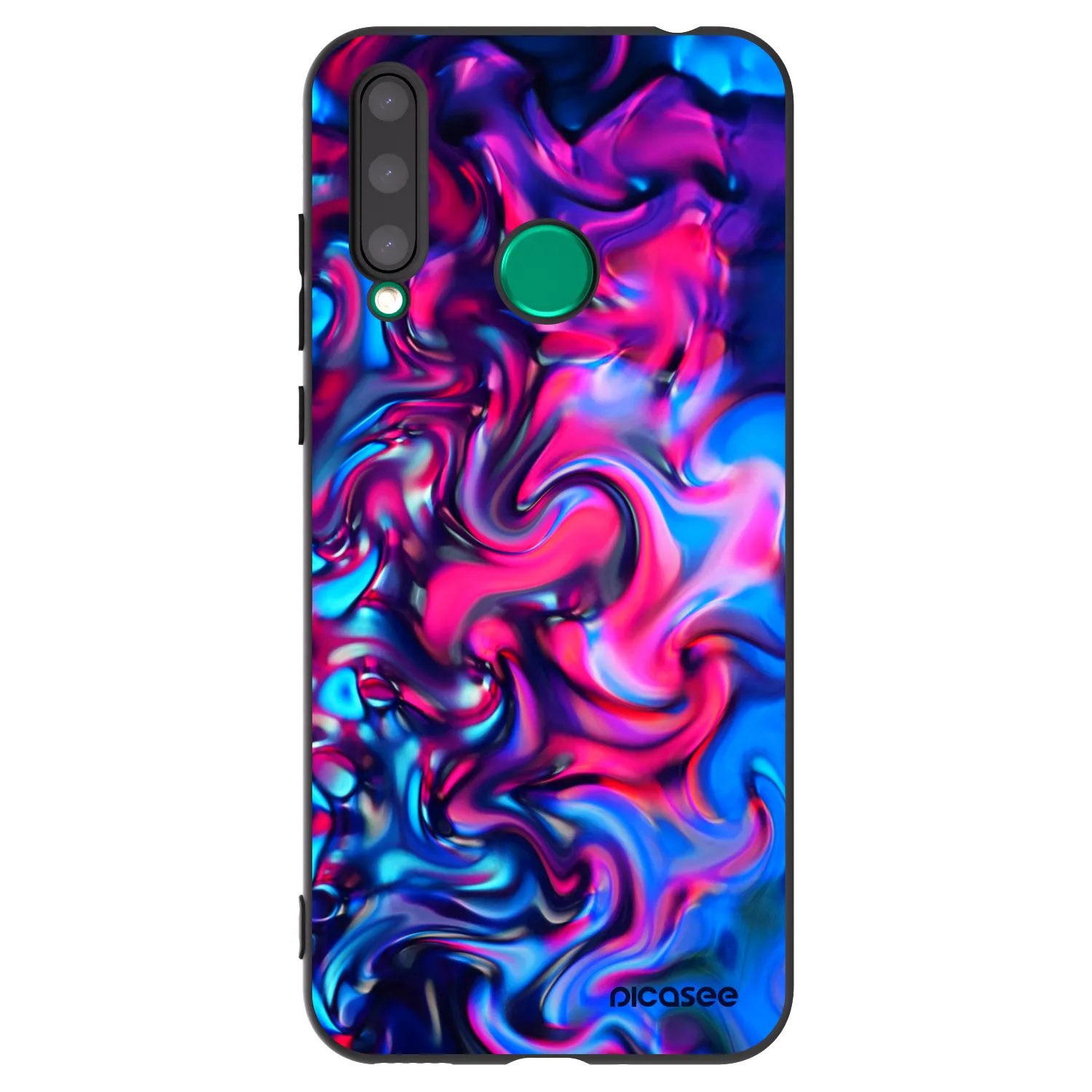 Picasee Μαύρη θήκη σιλικόνης για Honor 20 Lite - Redlight