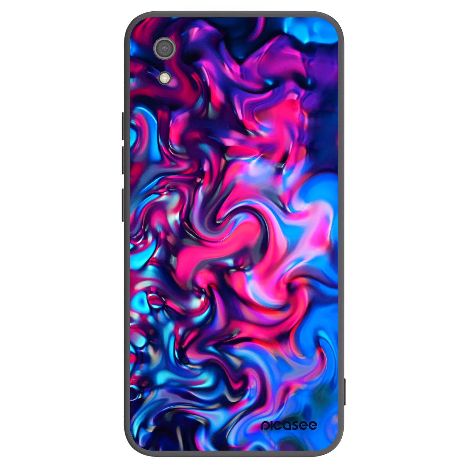 Picasee Μαύρη θήκη σιλικόνης για Xiaomi Redmi 7A - Redlight