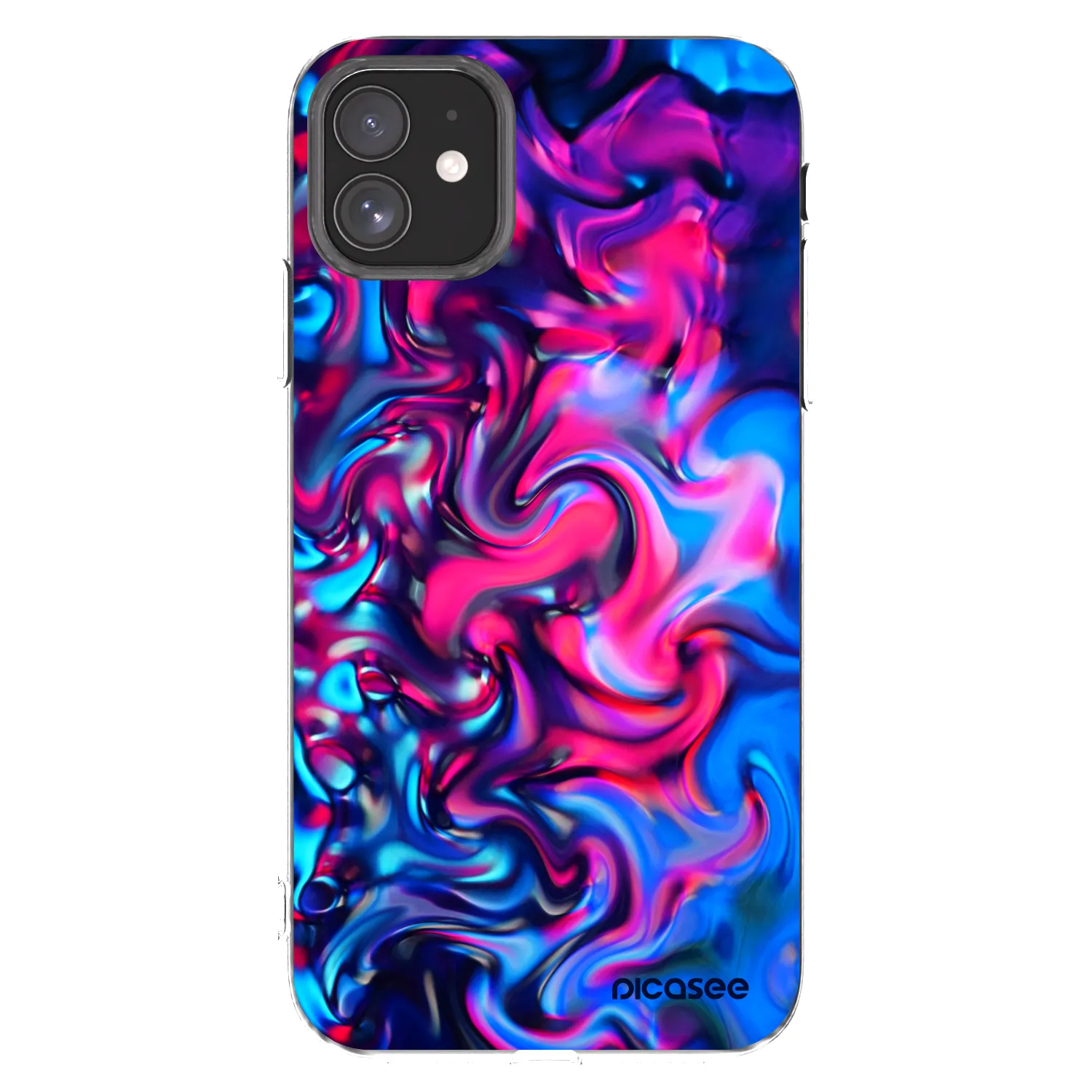 Picasee διαφανής θήκη σιλικόνης Apple iPhone 11 - Redlight