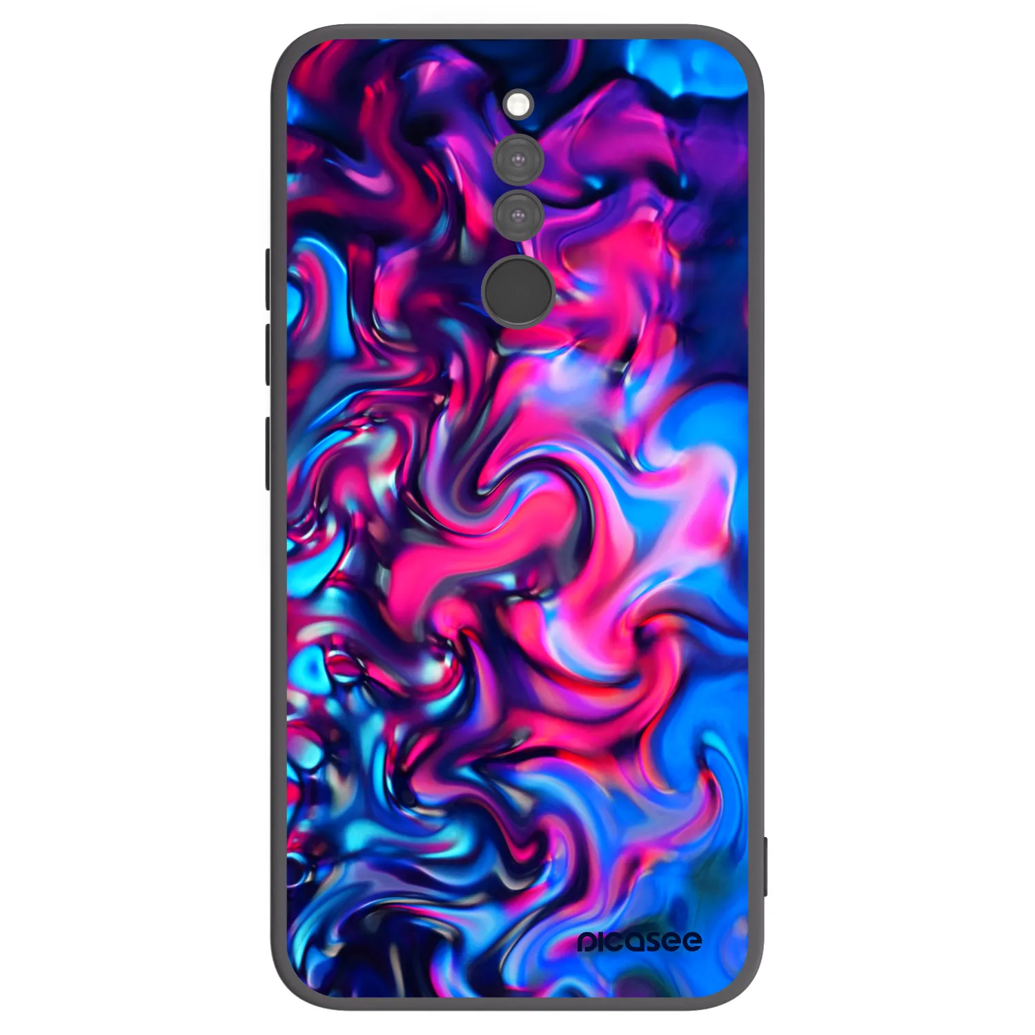 Picasee Μαύρη θήκη σιλικόνης για Xiaomi Redmi 8 - Redlight