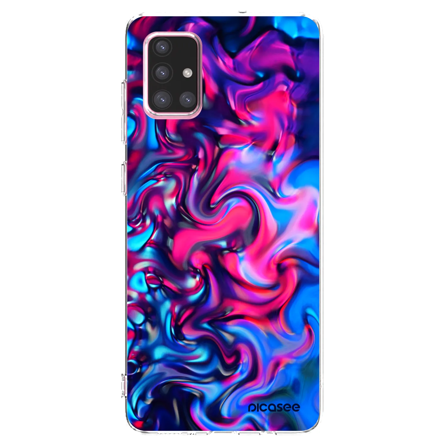 Picasee διαφανής θήκη σιλικόνης Samsung Galaxy A71 A715F - Redlight