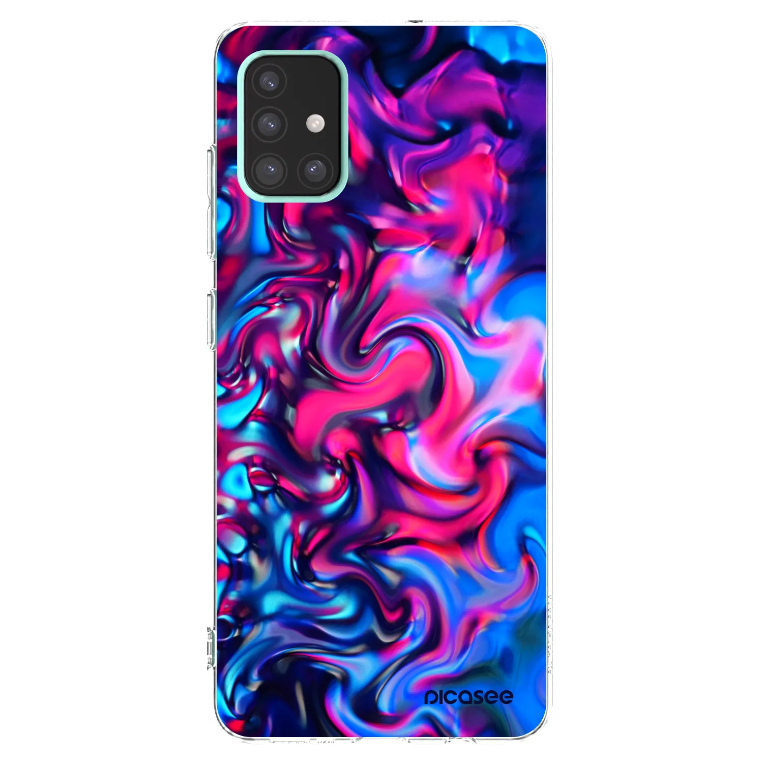 Picasee διαφανής θήκη σιλικόνης Samsung Galaxy A51 A515F - Redlight