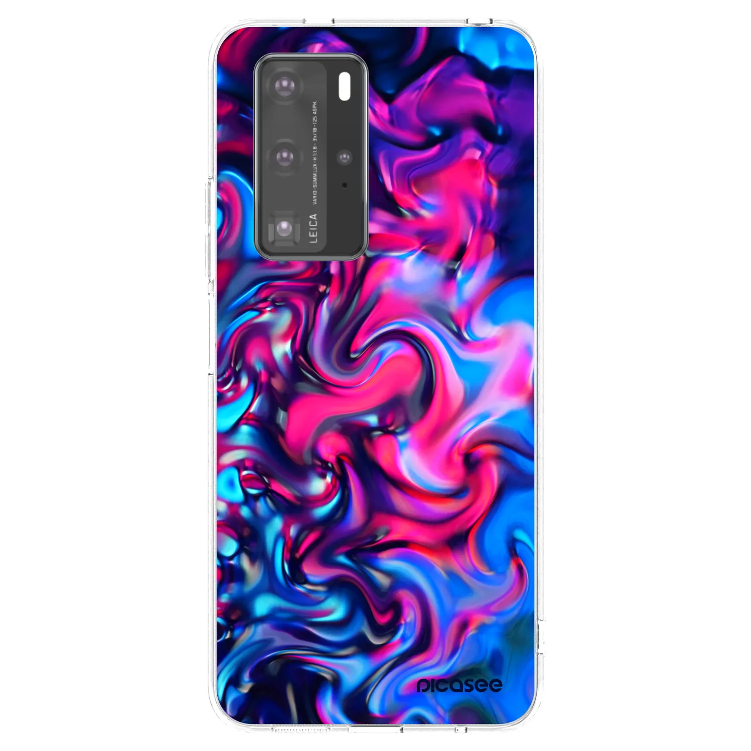 Picasee διαφανής θήκη σιλικόνης Huawei P40 Pro - Redlight