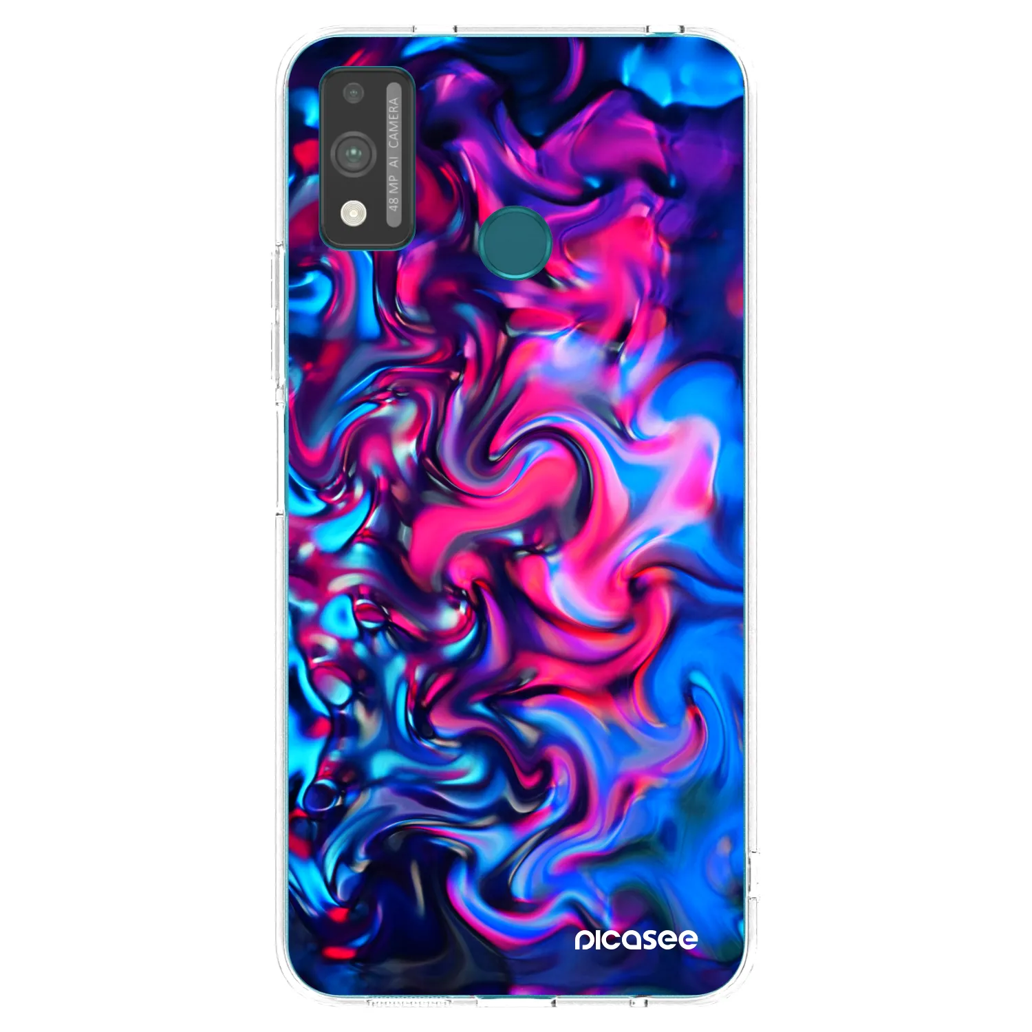 Picasee διαφανής θήκη σιλικόνης Honor 9X Lite - Redlight