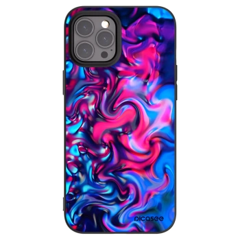 Picasee Μαύρη θήκη σιλικόνης για Apple iPhone 12 Pro Max - Redlight