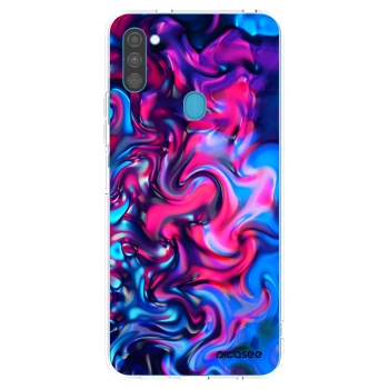 Picasee διαφανής θήκη σιλικόνης Samsung Galaxy M11 - Redlight