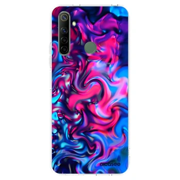 Picasee διαφανής θήκη σιλικόνης Realme 6i - Redlight