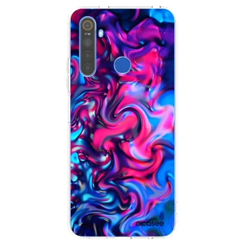 Picasee διαφανής θήκη σιλικόνης Realme 5 - Redlight