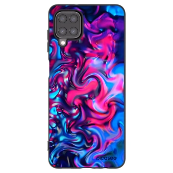 Picasee Μαύρη θήκη σιλικόνης για Samsung Galaxy A12 A125F - Redlight