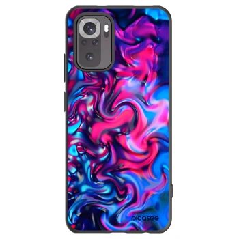 Picasee Μαύρη θήκη σιλικόνης για Xiaomi Redmi Note 10 - Redlight