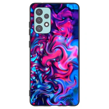 Picasee Μαύρη θήκη σιλικόνης για Samsung Galaxy A72 A725F - Redlight