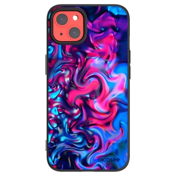 Picasee Μαύρη θήκη σιλικόνης για Apple iPhone 13 - Redlight