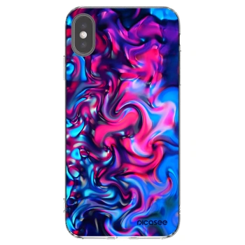 Picasee διαφανής θήκη σιλικόνης Apple iPhone XS Max - Redlight