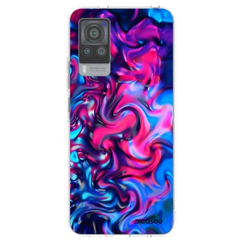 Picasee διαφανής θήκη σιλικόνης Vivo X60 Pro 5G - Redlight