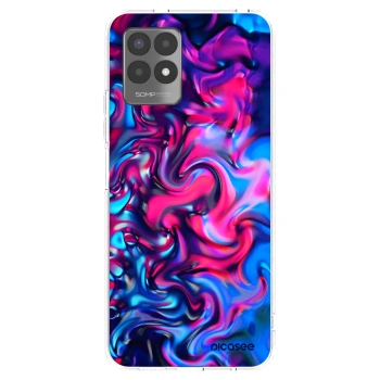 Picasee διαφανής θήκη σιλικόνης Realme 8i - Redlight