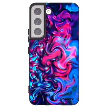 Picasee Μαύρη θήκη σιλικόνης για Samsung Galaxy S22 5G - Redlight