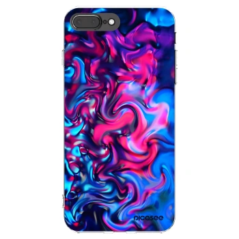 Picasee διαφανής θήκη σιλικόνης Apple iPhone 7 Plus - Redlight