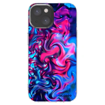 Picasee διαφανής θήκη σιλικόνης Apple iPhone 15 - Redlight