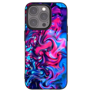 Picasee Μαύρη θήκη σιλικόνης για Apple iPhone 15 Pro - Redlight