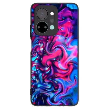 Picasee Μαύρη θήκη σιλικόνης για Honor X7a - Redlight