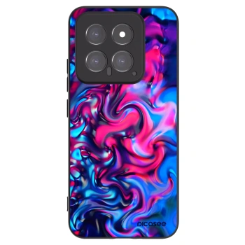 Picasee Μαύρη θήκη σιλικόνης για Xiaomi 14 - Redlight