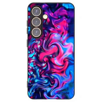 Picasee Μαύρη θήκη σιλικόνης για Samsung Galaxy S24 S921B 5G - Redlight