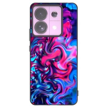 Picasee Μαύρη θήκη σιλικόνης για Xiaomi Redmi Note 13 Pro 5G - Redlight
