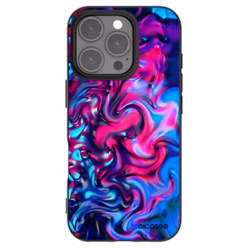 Picasee Μαύρη θήκη σιλικόνης για Apple iPhone 16 Pro - Redlight