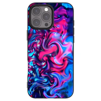 Picasee Μαύρη θήκη σιλικόνης για Apple iPhone 16 Pro Max - Redlight
