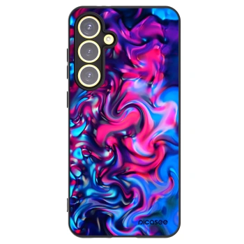 Picasee Μαύρη θήκη σιλικόνης για Samsung Galaxy S24 FE S721B - Redlight