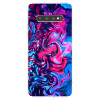 Picasee διαφανής θήκη σιλικόνης Samsung Galaxy S10 Plus G975 - Redlight