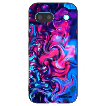Picasee Μαύρη θήκη σιλικόνης για Google Pixel 8a - Redlight