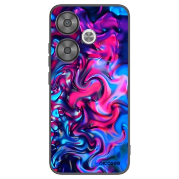 Picasee Μαύρη θήκη σιλικόνης για Xiaomi Poco F6 - Redlight