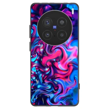 Picasee Μαύρη θήκη σιλικόνης για Vivo X200 Pro - Redlight