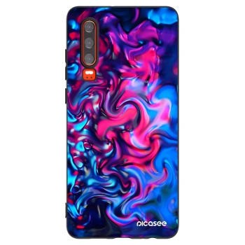 Picasee Μαύρη θήκη σιλικόνης για Huawei P30 - Redlight