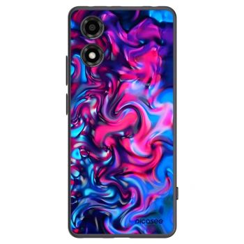 Picasee Μαύρη θήκη σιλικόνης για Motorola Moto E14 - Redlight