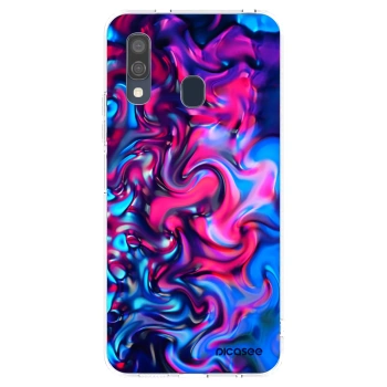 Picasee διαφανής θήκη σιλικόνης Samsung Galaxy A40 A405F - Redlight