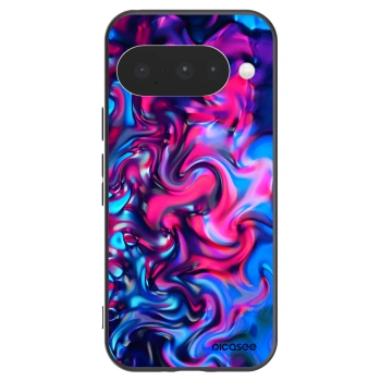 Picasee Μαύρη θήκη σιλικόνης για Google Pixel 10 - Redlight