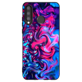 Picasee Μαύρη θήκη σιλικόνης για Huawei P30 Lite - Redlight