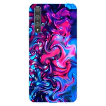 Picasee διαφανής θήκη σιλικόνης Huawei Nova 5T - Redlight