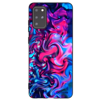 Picasee Μαύρη θήκη σιλικόνης για Samsung Galaxy S20+ G985F - Redlight