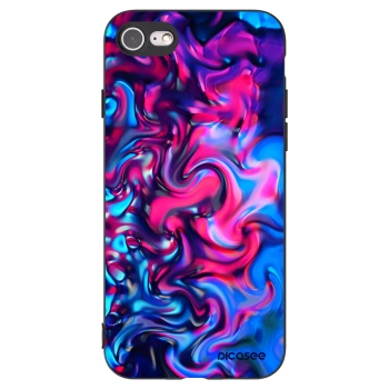Picasee Μαύρη θήκη σιλικόνης για Apple iPhone SE 2020 - Redlight