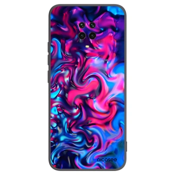 Picasee Μαύρη θήκη σιλικόνης για Xiaomi Redmi Note 9 Pro - Redlight